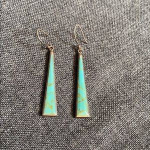Turquoise drop earrings